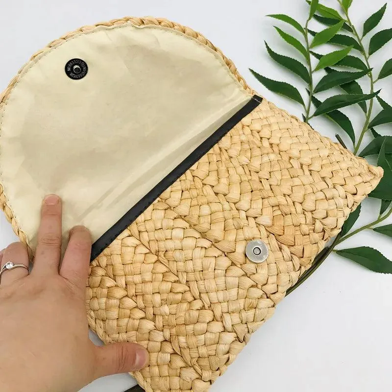 Corn Husk Handmade Women's Straw Bag