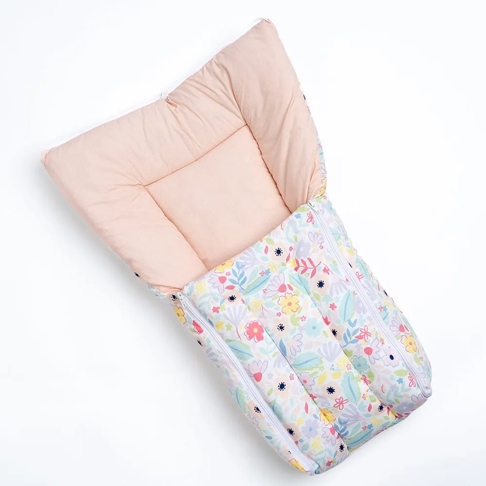 Cotton Carrier Nest / sleeping bag, Ditsy Bloom ( Newborn - 3 Months)