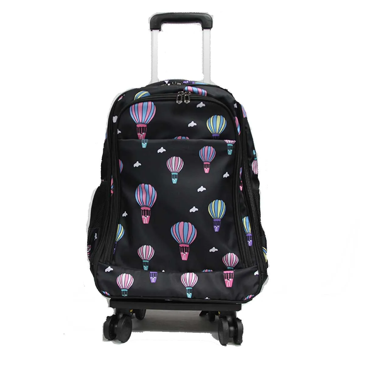 Coveted Detachable Trolley Waterproof Backpack with Spinner Wheels