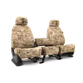 Custom Ballistic Camouflage Seat Covers With Nine Line Logo