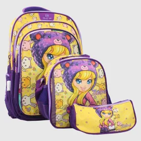 Cute Girly 19 Inches School Set