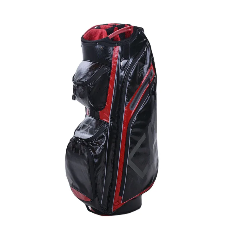 CUTTER & BUCK DriLite 9" Cart Bag (Black/Red)