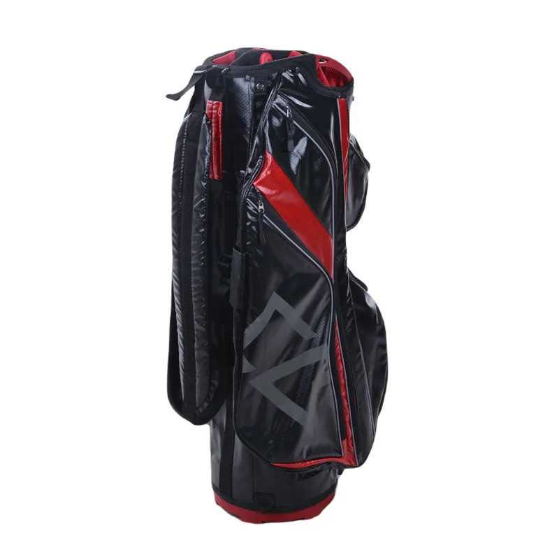 CUTTER & BUCK DriLite 9" Cart Bag (Black/Red)