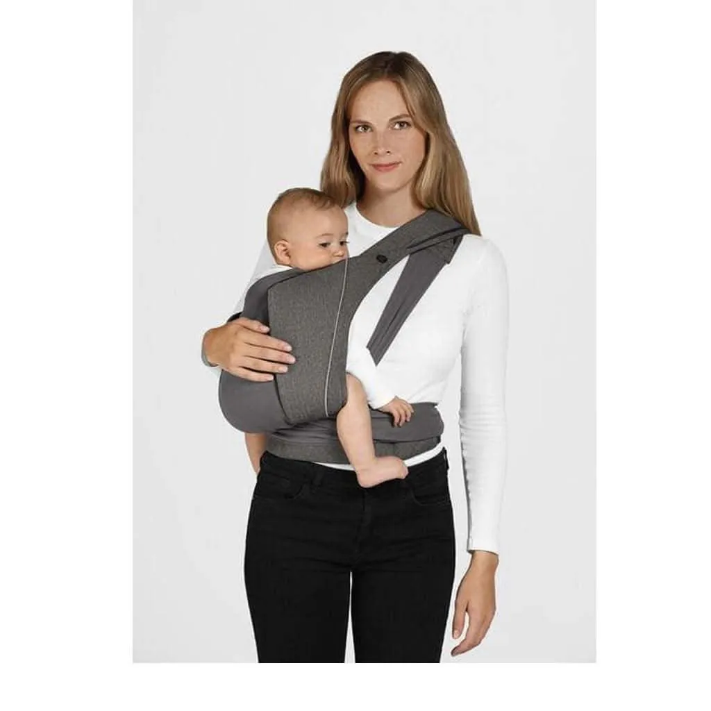 CYBEX YEMA TIE Leather-Look Baby Carrier - Stardust Black