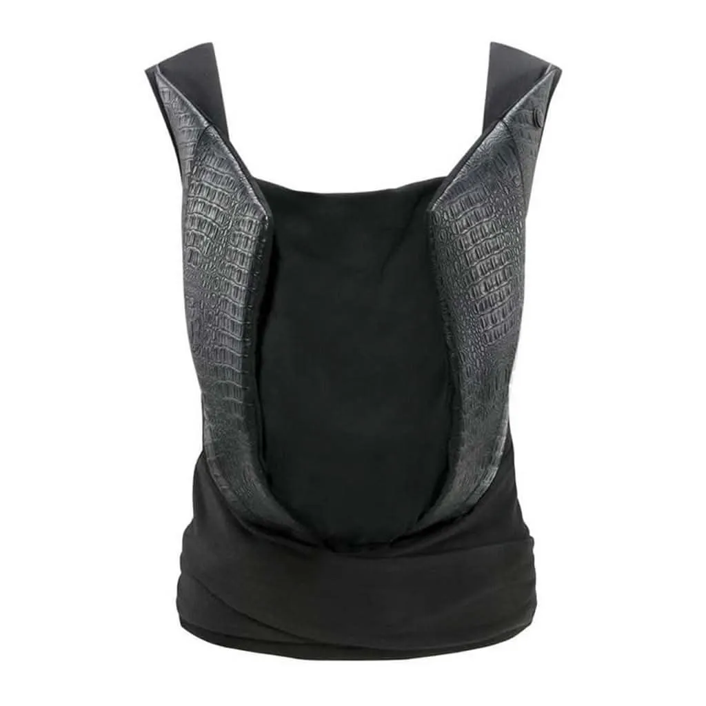 CYBEX YEMA TIE Leather-Look Baby Carrier - Stardust Black