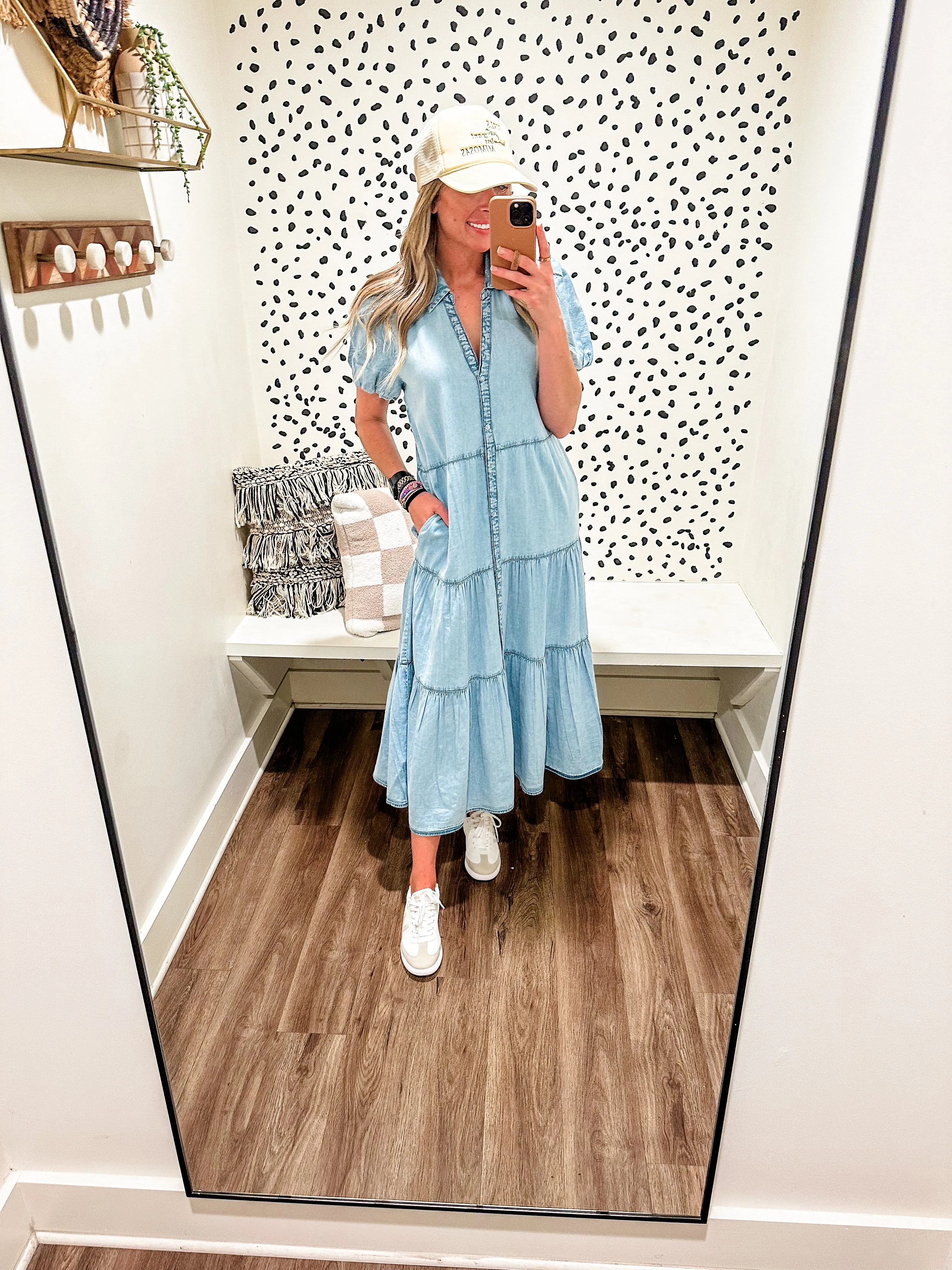 Daisy Denim Maxi Dress