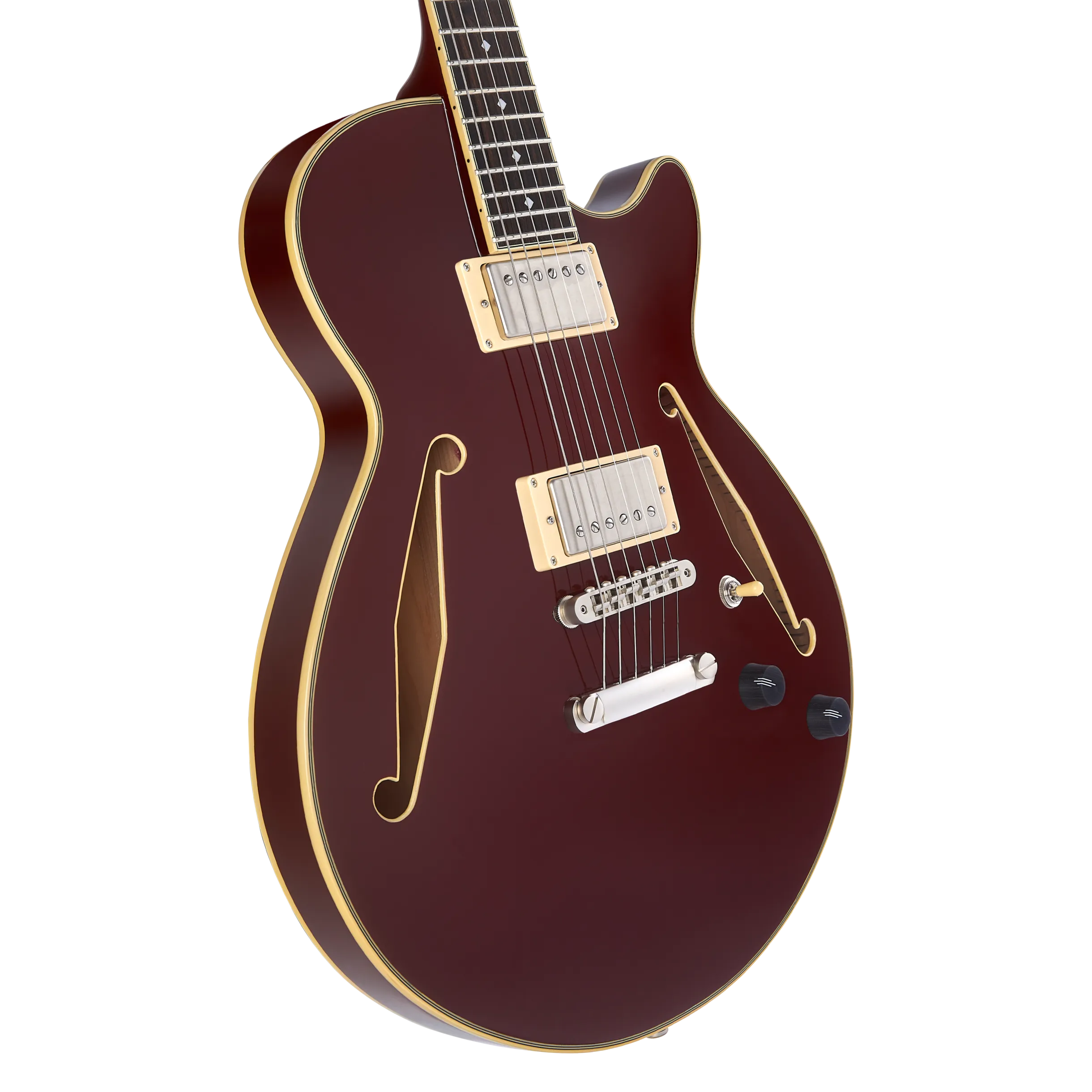 D'Angelico EXCEL SS Series Semi Hollow-Body Electric Guitar (Solid Wine)