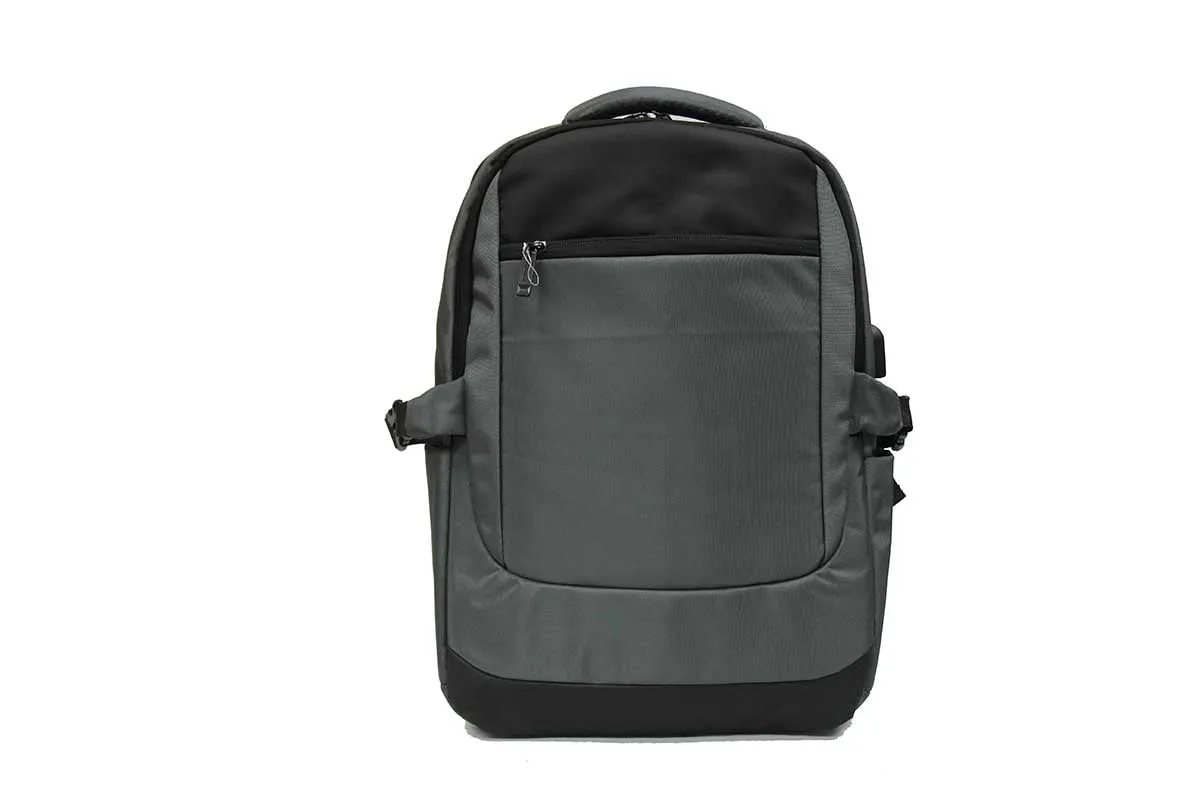 Debonair Waterproof Laptop Backpack with USB Charging Port