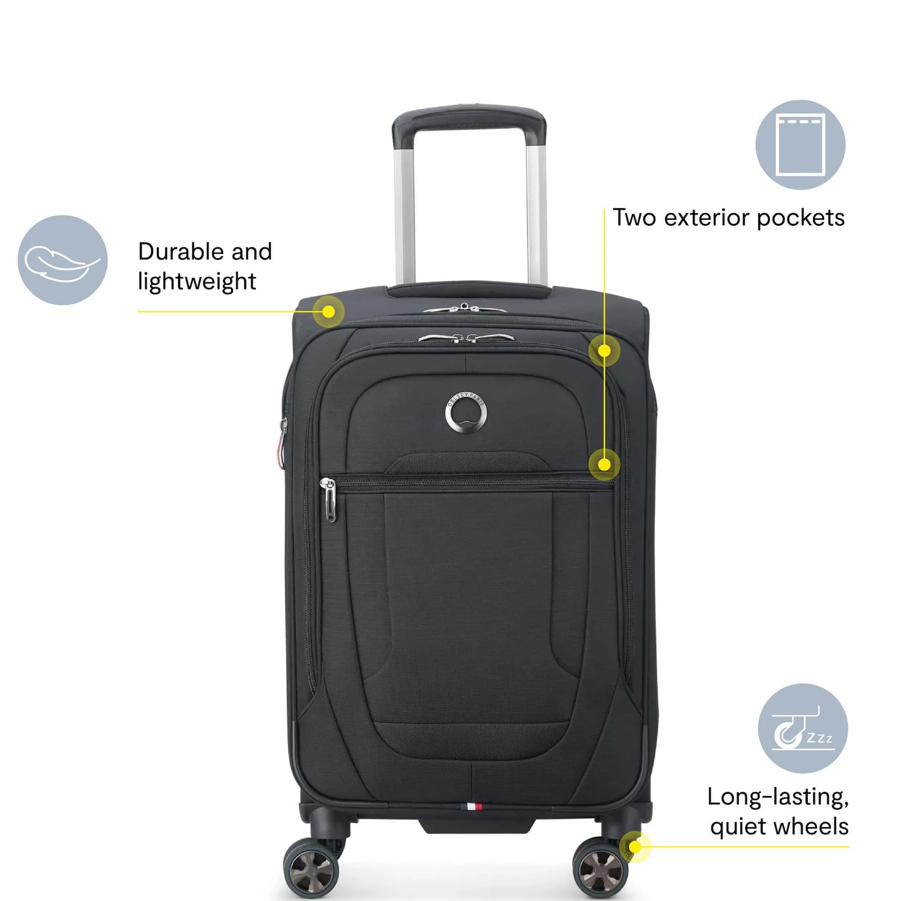 Delsey Helium DLX Carry-On Expandable Spinner