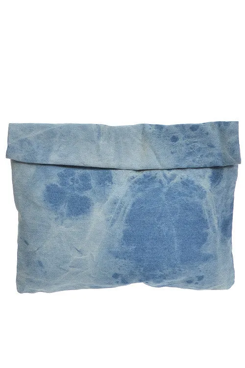 Denim Roll-Over Clutch Bag - As seen in People Style Watch