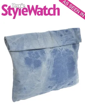 Denim Roll-Over Clutch Bag - As seen in People Style Watch