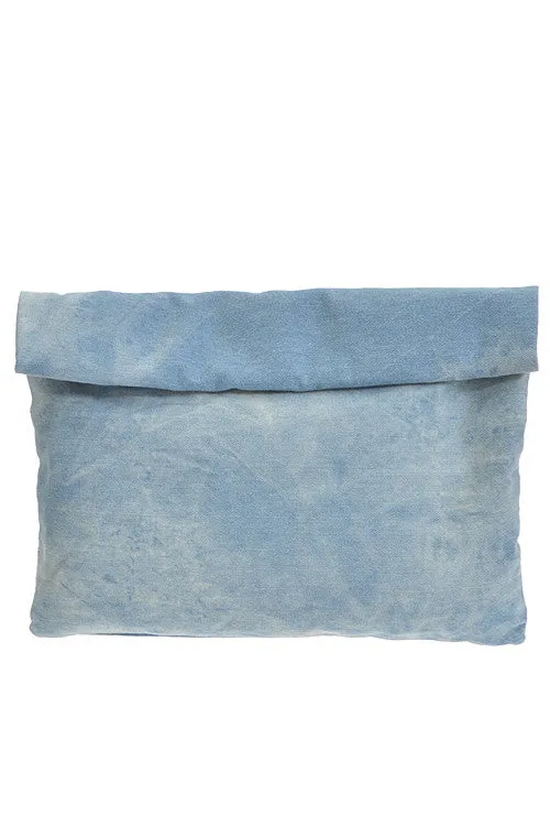 Denim Roll-Over Clutch Bag - As seen in People Style Watch