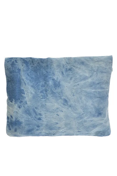 Denim Roll-Over Clutch Bag - As seen in People Style Watch