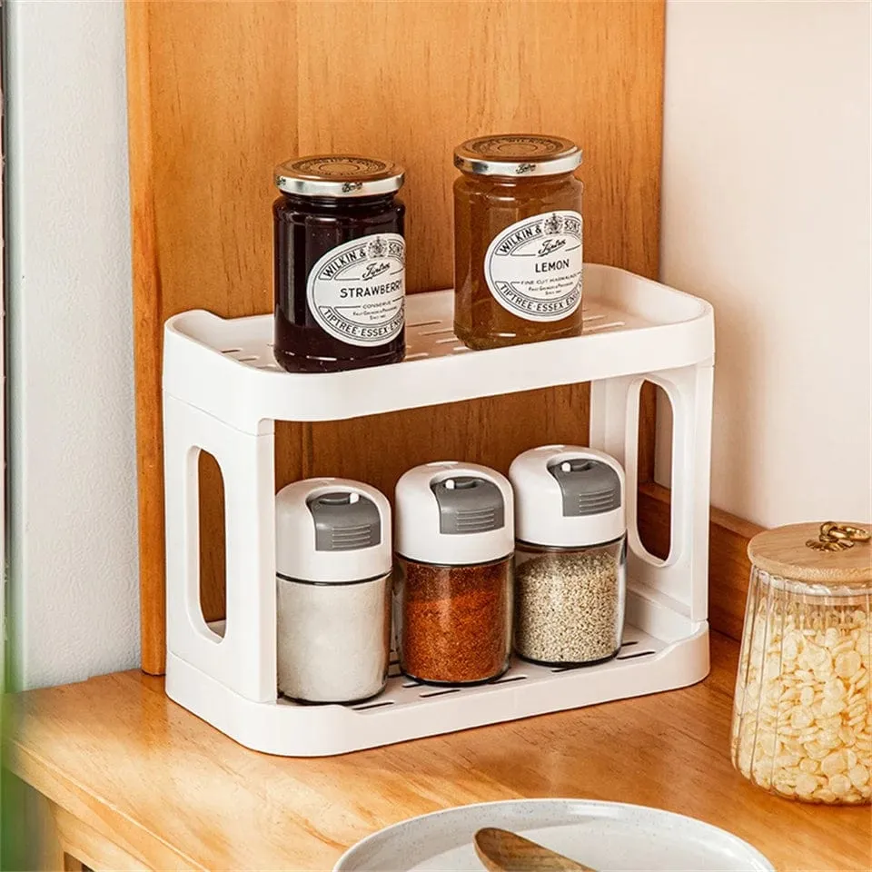 Desktop Double Layer Storage Rack