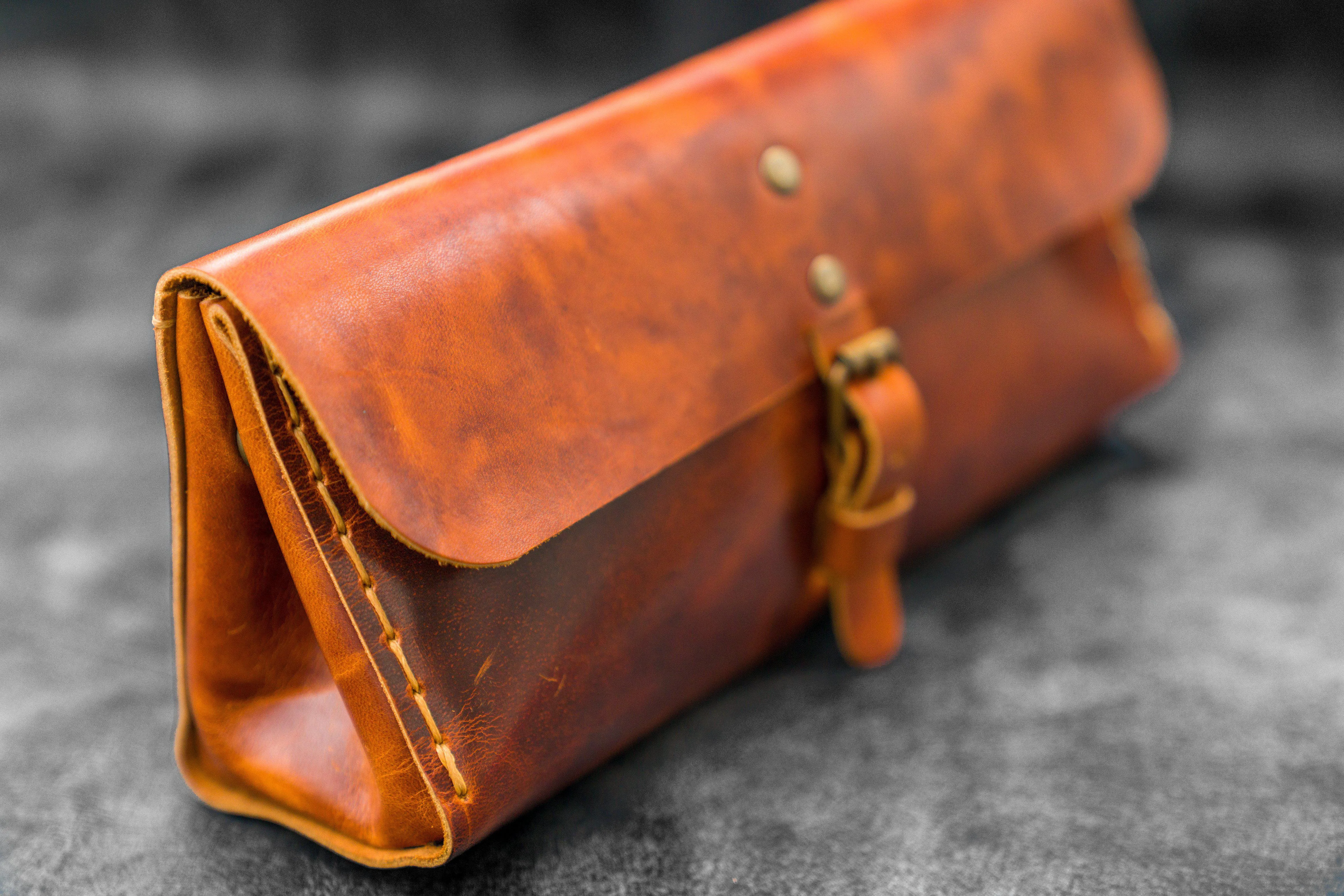 Distressed Leather Tool Bag