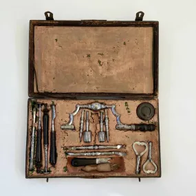 Eighteenth Century Paris School of Medicine Surgeons Trepanning or Trephine Set