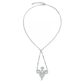 Emma  Zirconia Accent Pendant Necklace