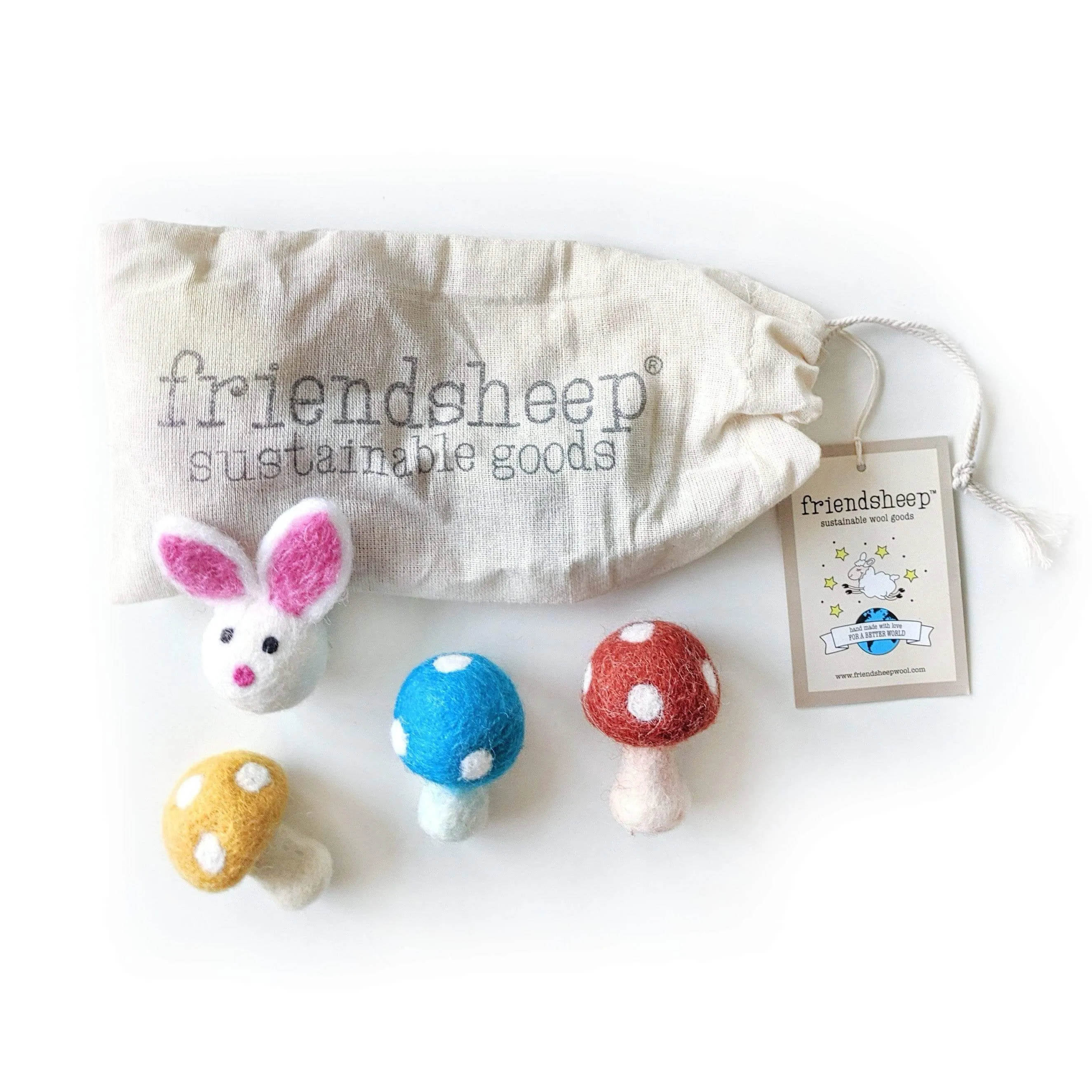 Enchanted Forest Eco Toys - Set of 4