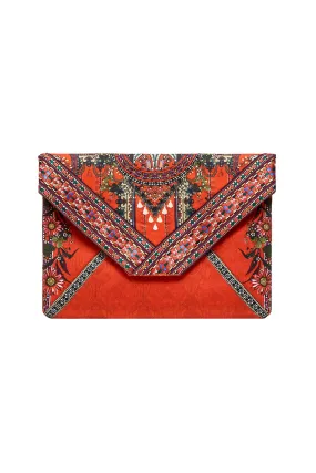 ENVELOPE CLUTCH WONDERING WARATAH