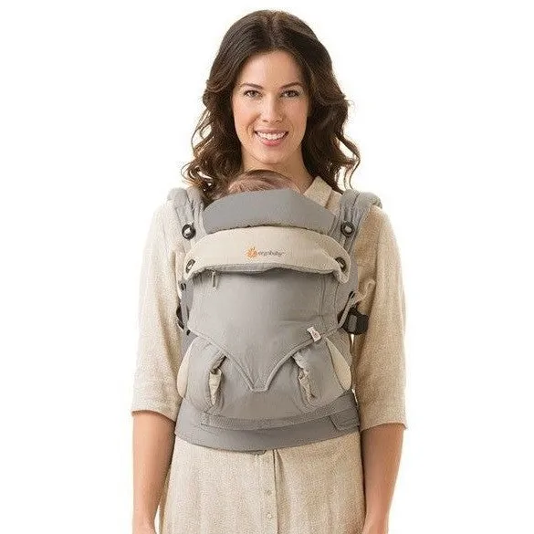 Ergobaby 360 Bundle (Carrier   Easy Snug Insert) - Grey