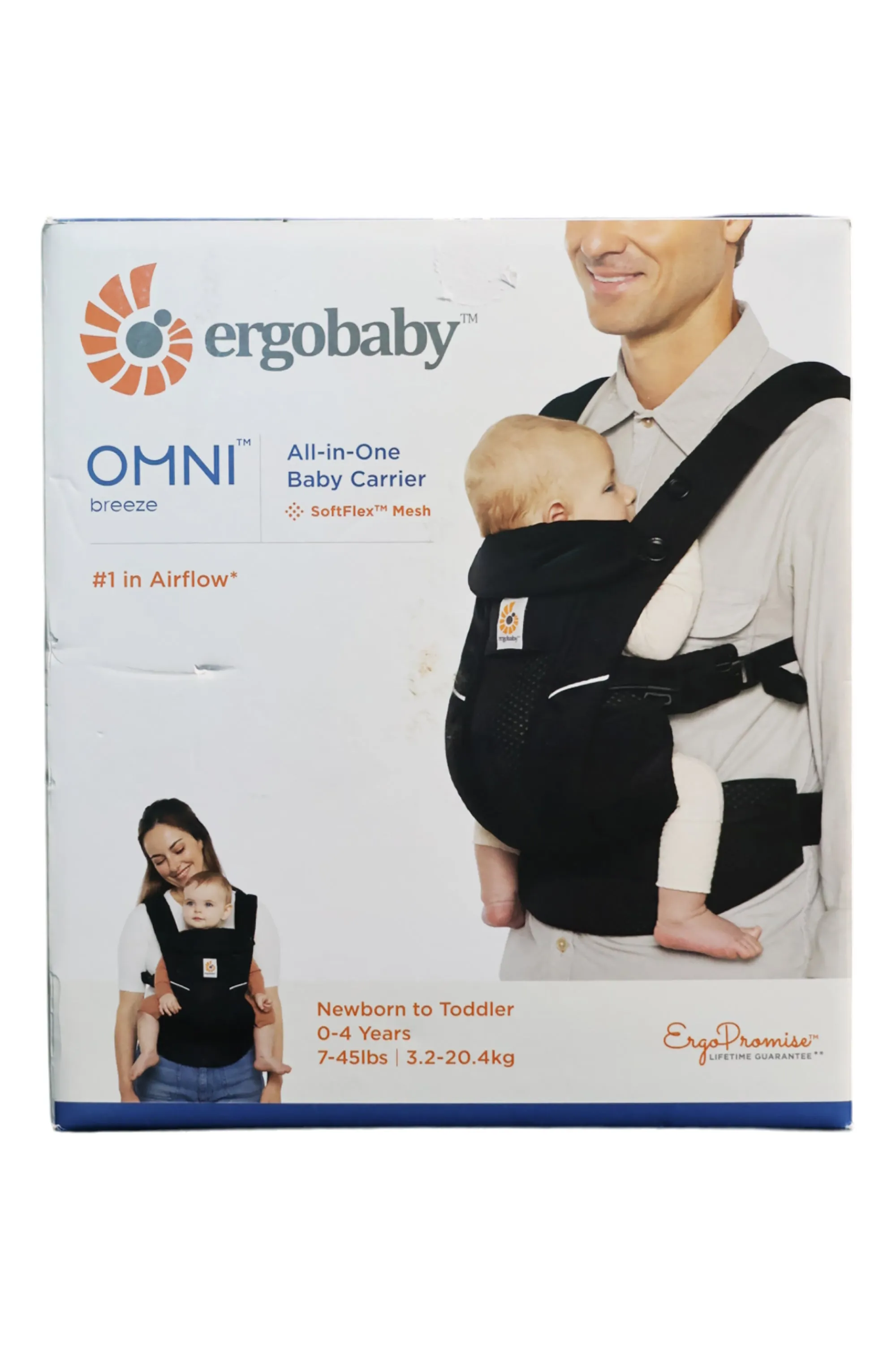 Ergobaby Omni Breeze Carrier - Onyx Black