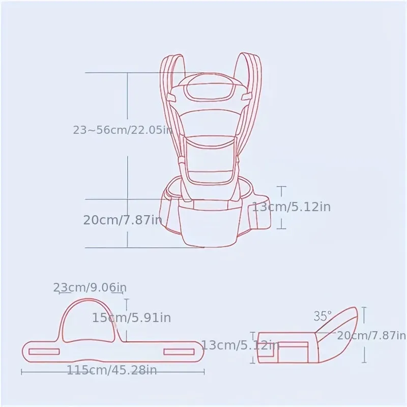 Ergonomic Baby Carrier for Newborns Comfortable and Versatile