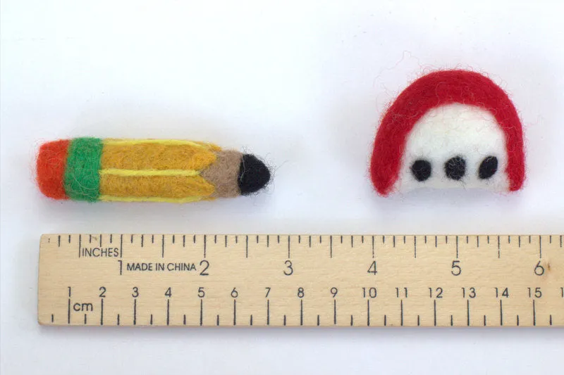 Felt Pencils & Apples