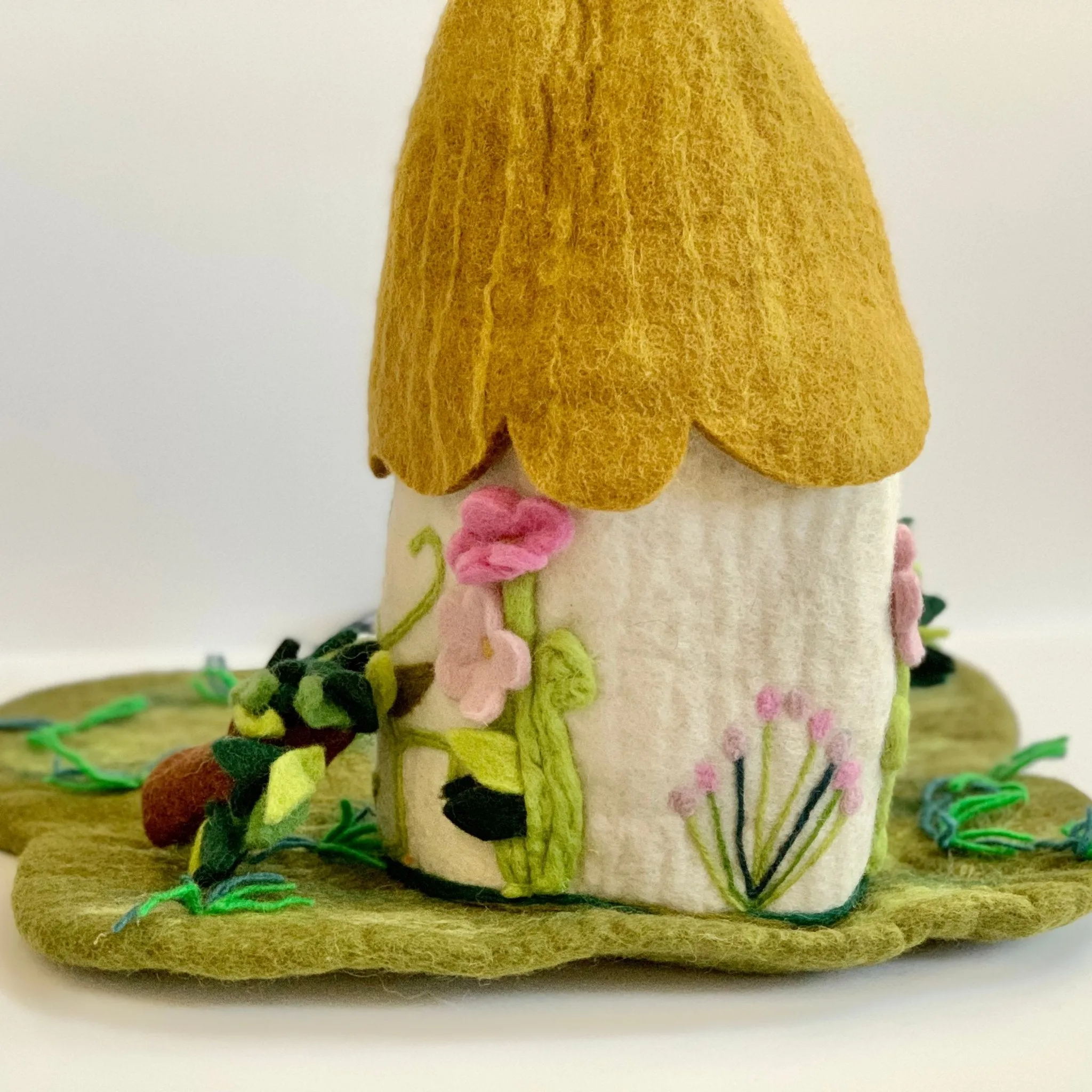 Felted Cottage Fairy House