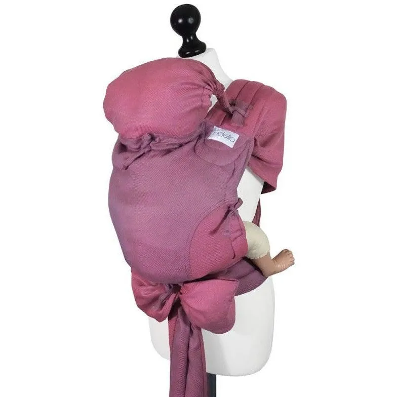 Fidella Fly Tai - MeiTai babycarrier Limited Edition - Lines pink (Baby Size from Birth)