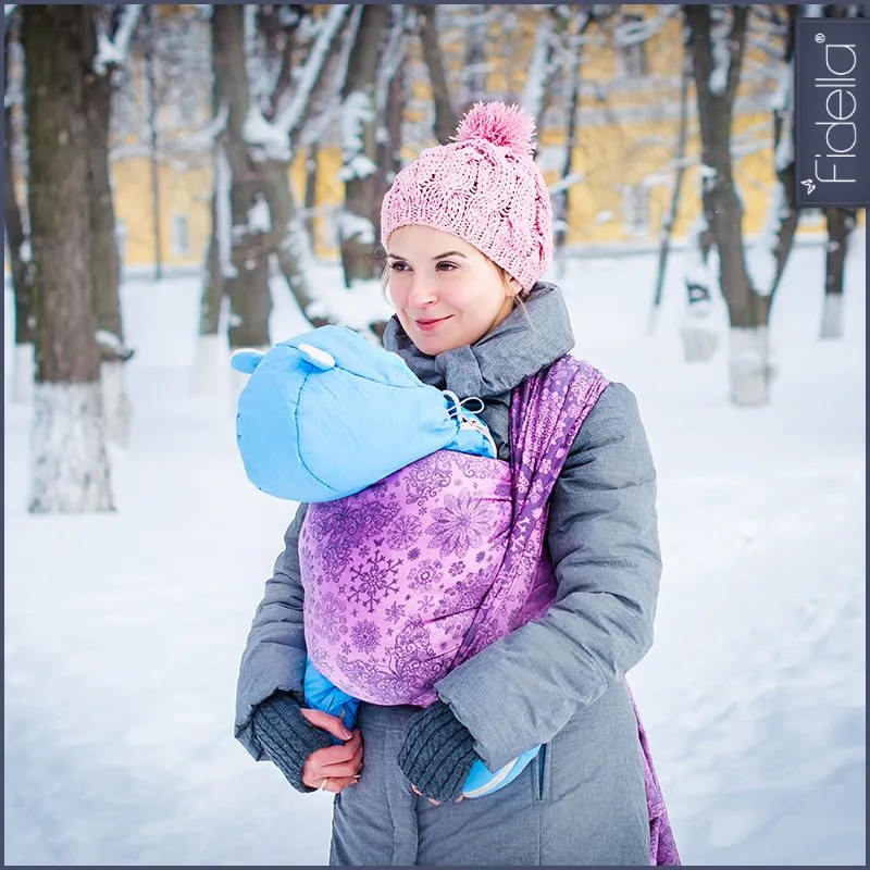 Fidella Woven Wrap - Iced Butterfly -violet