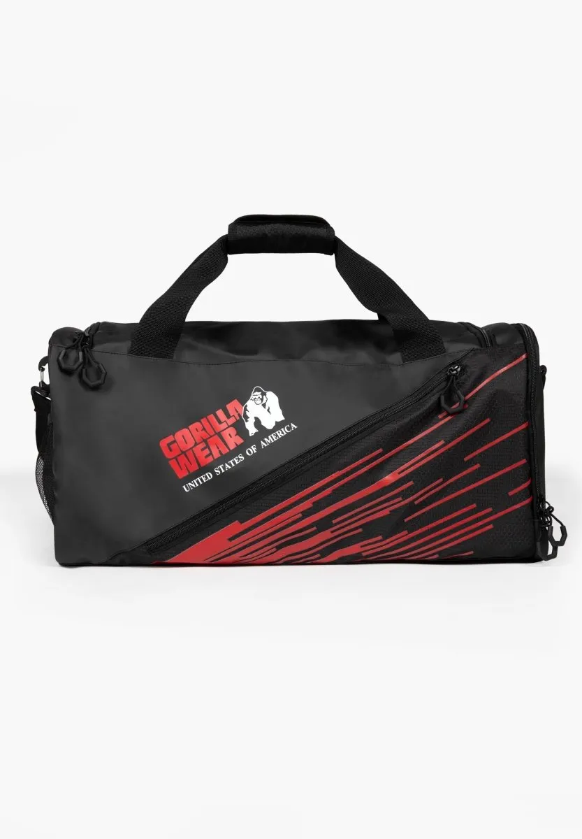 Gorilla Wear Ohio Gym Bag - Black/Red