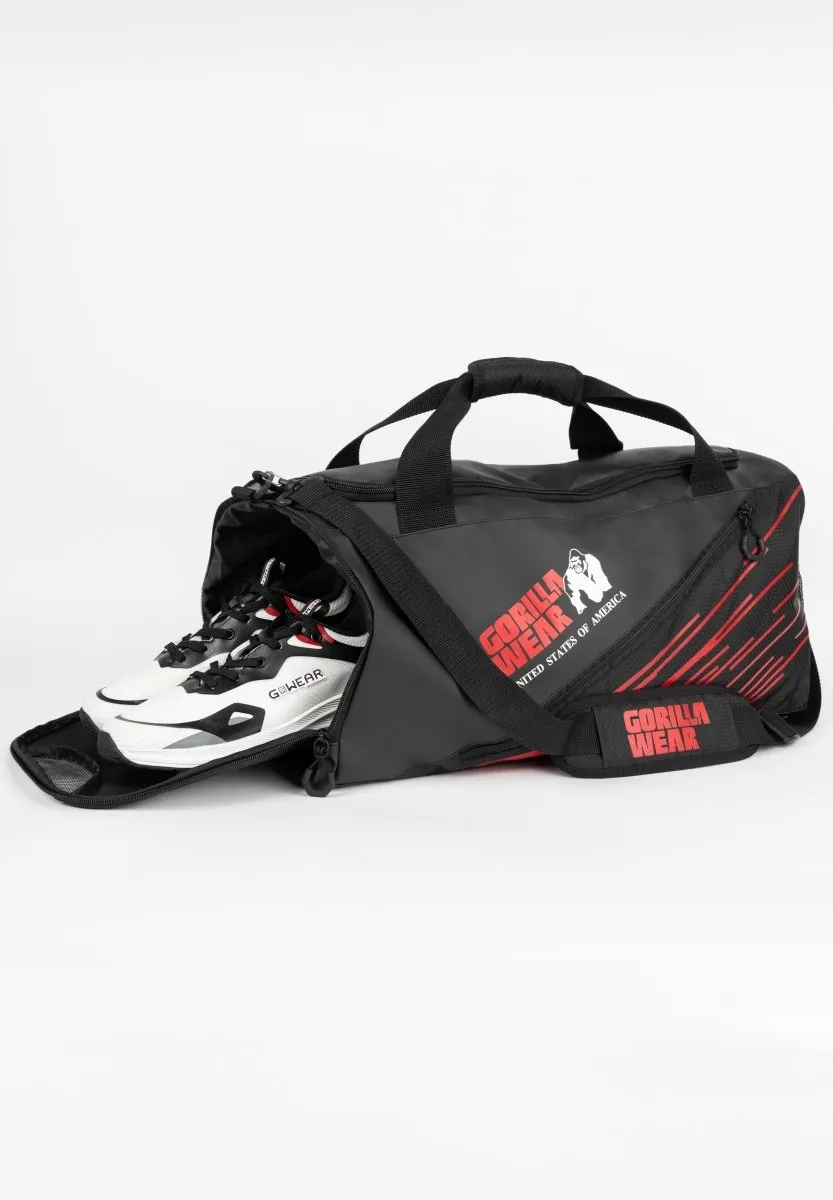 Gorilla Wear Ohio Gym Bag - Black/Red