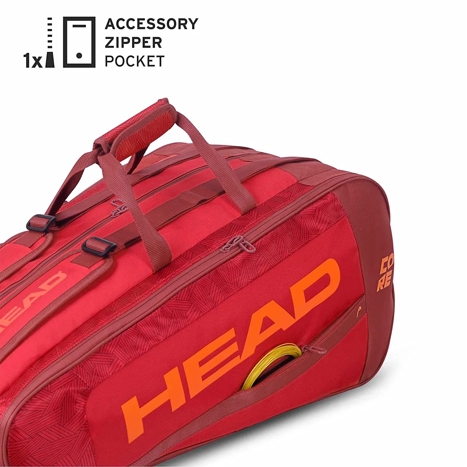 Head Core 9R Supercombi Tennis Kitbag - RED