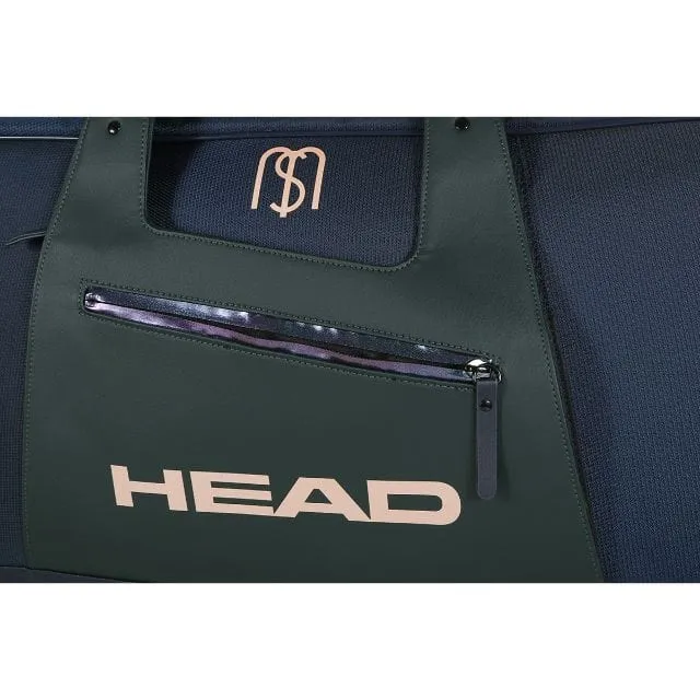 Head Sharapova Court Bag Ng Tennis Bag Navy/Green 283249