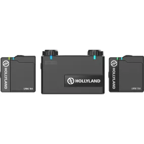 Hollyland LARK 150 2-Person Compact Digital Wireless Microphone System (2.4 GHz, Black)