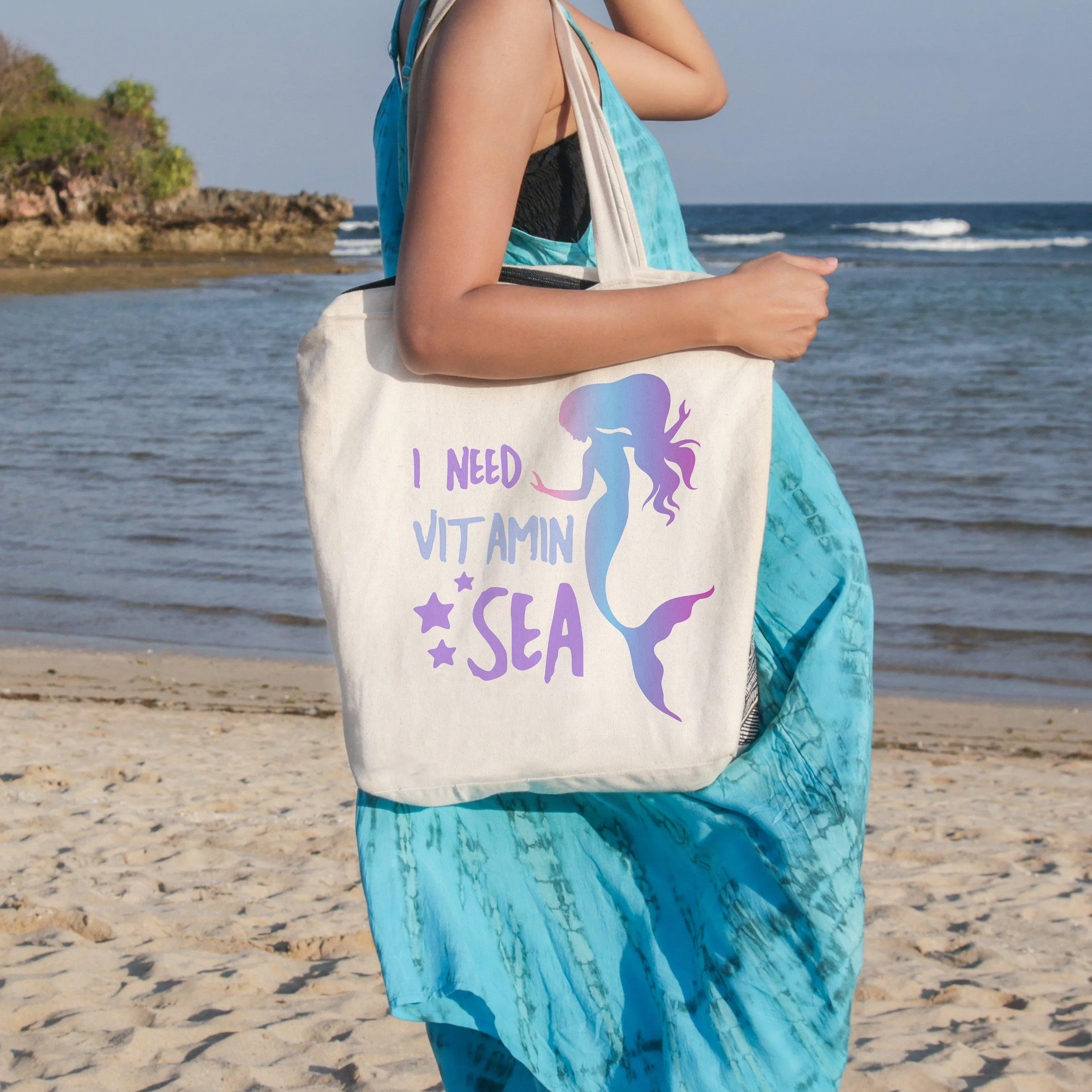 I Need Vitamin Sea Beach Tote