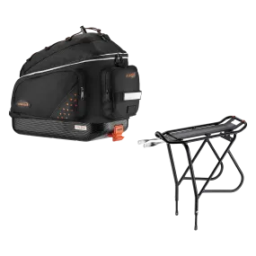 IBERA Commuter Bag & Touring Carrier Rack | IB-BA1-RA15