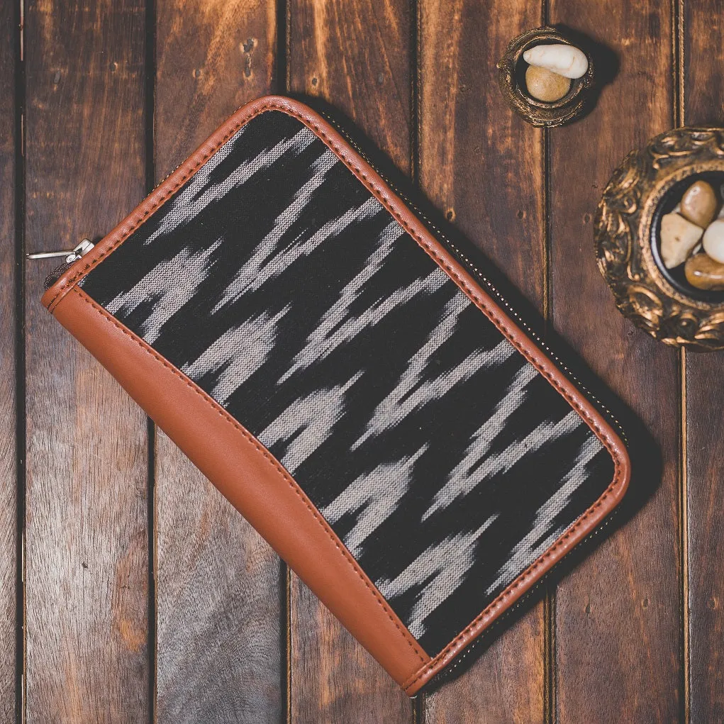 Ikat Print Combo - Laptop Bag & Chain Wallet