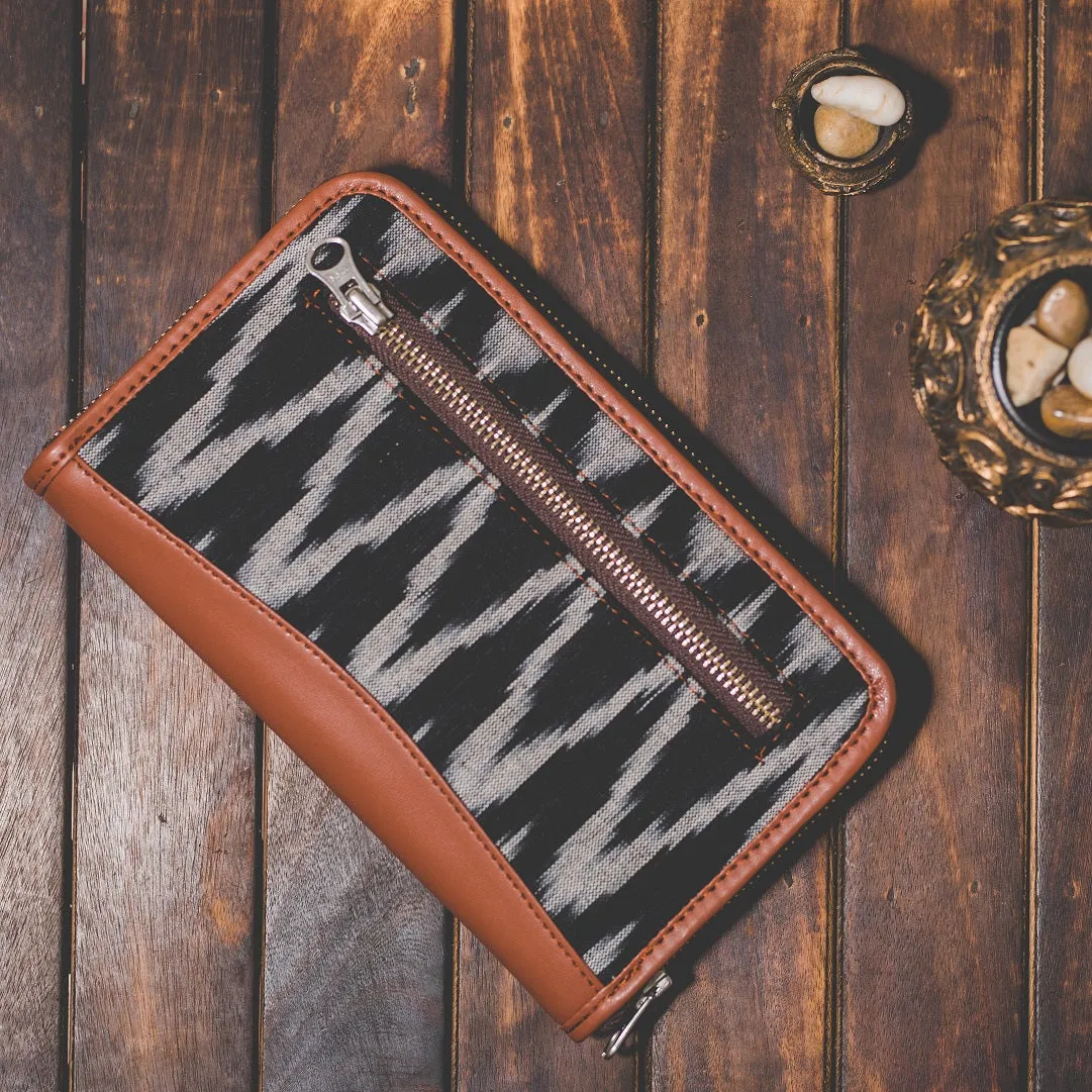 Ikat Print Combo - Laptop Bag & Chain Wallet