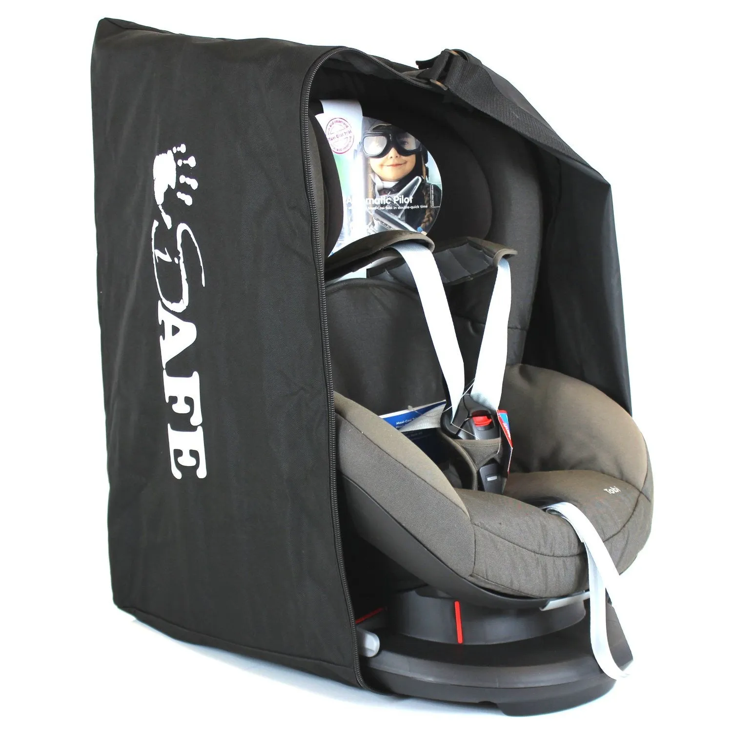 iSafe Carseat Travel / Storage Bag For Nuna Rebl i-Size Car Seat (Slate)