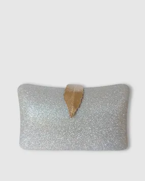 Izoa Hailey Clutch Silver