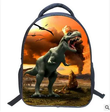 Jurassic Playground Dinosaur School Bag Backpack 4 Dinosaur Print Options