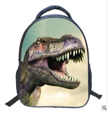 Jurassic Playground Dinosaur School Bag Backpack 4 Dinosaur Print Options