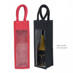 Jute Wine Bag