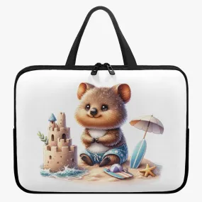 Laptop Sleeve with Handles - Australian Animals - Quokka