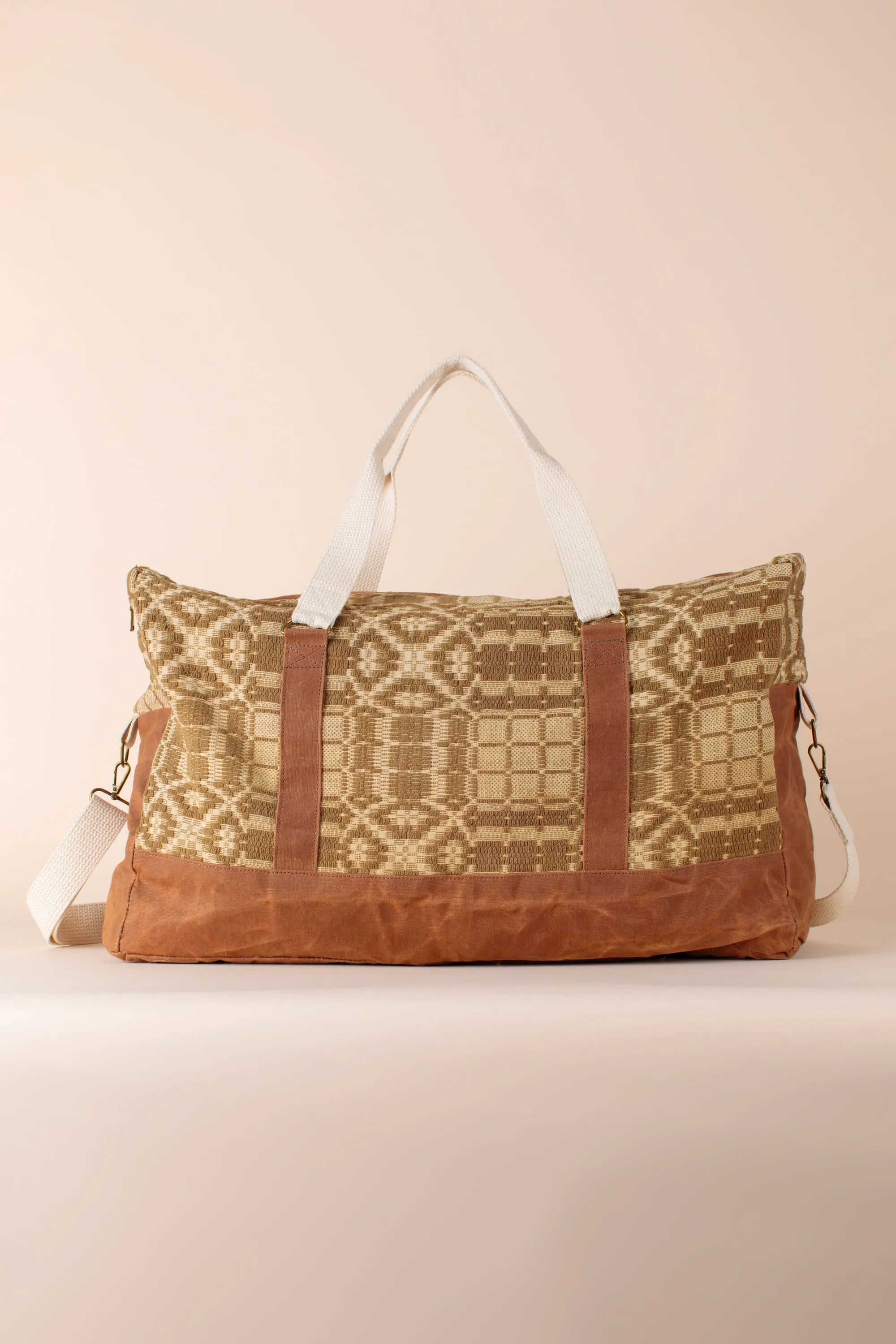 Latte Coverlet Weekender Duffel