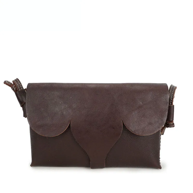 Leather Ladies Handbags Hand Purse Shoulder Bags, Full Grain Cow Leather Crossbody Bag YD-1029