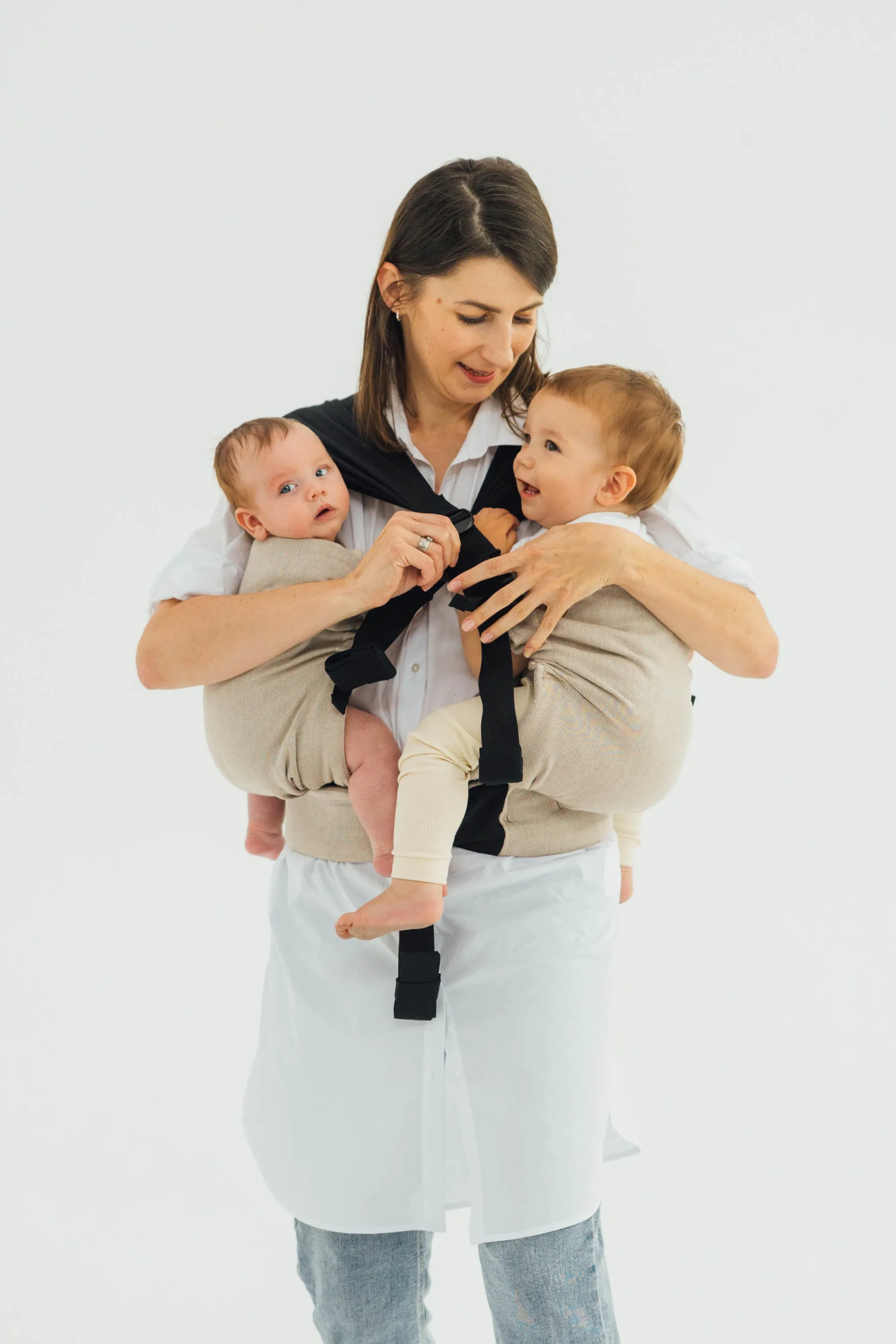 LennyLamb LennyTwin Baby Carrier Peanut Butter