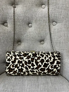 Leopard Print Clutch Bag