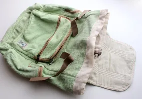 Light Green Mixed Eco Friendly and Natural Hemp Backpacks, Hemp Rucksack